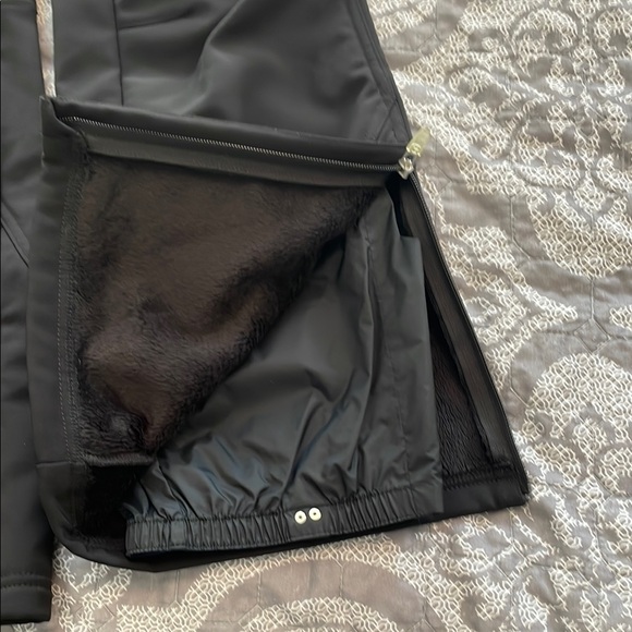 L.L. Bean Kids Black with purple accents Ski Pants - Picture 9 of 9